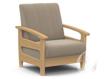 Кресло для отдыха Омега (бук лак/CATANIA LATTE) в Агролесе - agroles.mebel54.com | фото