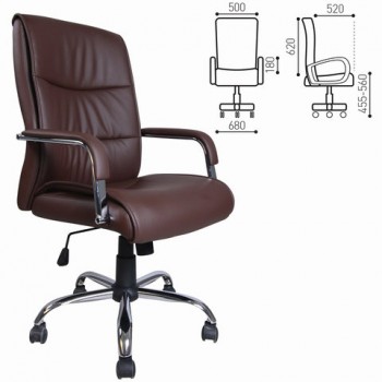 Кресло офисное BRABIX Space EX-508 (коричневый) в Агролесе - agroles.mebel54.com | фото
