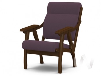 Кресло Вега-10 (орех лак/ULTRA PLUM) в Агролесе - agroles.mebel54.com | фото