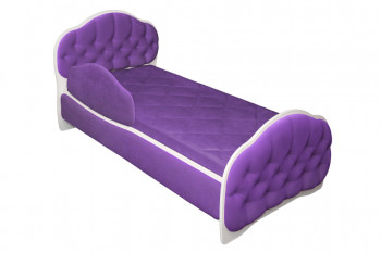 Кровать 170 Гармония 32 Фиолетовый (мягкий бортик) в Агролесе - agroles.mebel54.com | фото