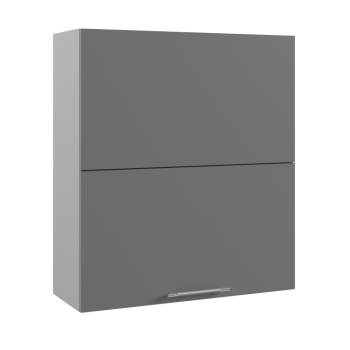 Ройс ВПГПМ 800 Шкаф верхний высокий Blum Aventos HF (Графит софт/корпус Серый) в Агролесе - agroles.mebel54.com | фото