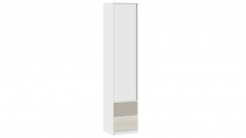 Шкаф для белья комбинированный «Сканди» Дуб Гарден/Белый/Глиняный серый в Агролесе - agroles.mebel54.com | фото