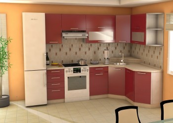 Угловая кухня Максимус-24 2400х1700 мм в Агролесе - agroles.mebel54.com | фото